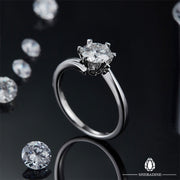 SHEBA Iced Flower Ring