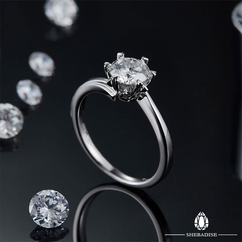 SHEBA Iced Flower Ring