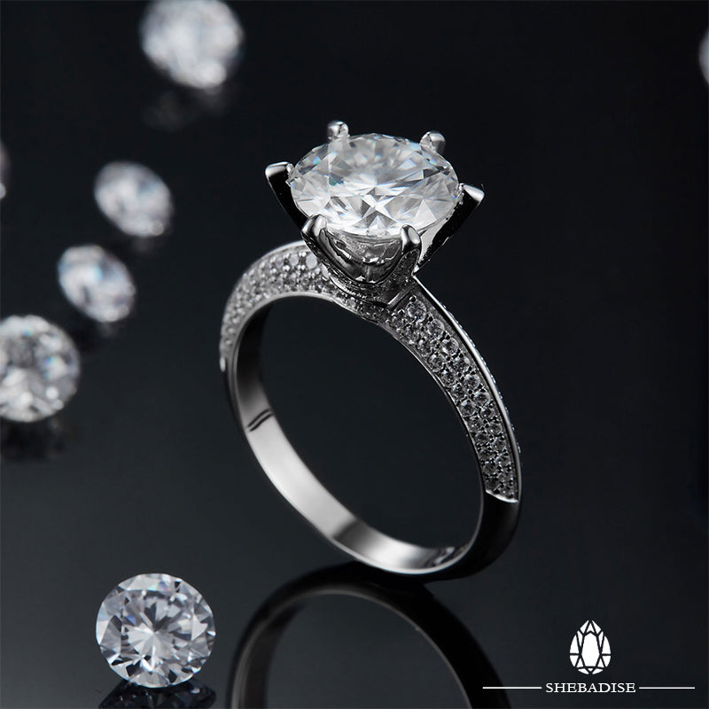 Queen of SHEBA Moissanite Ring