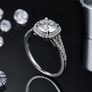Elegant Halo Ring
