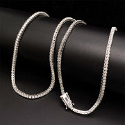Moissanite Tennis Chain Necklace
