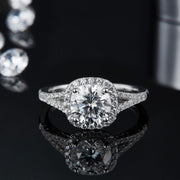 Elegant Halo Ring