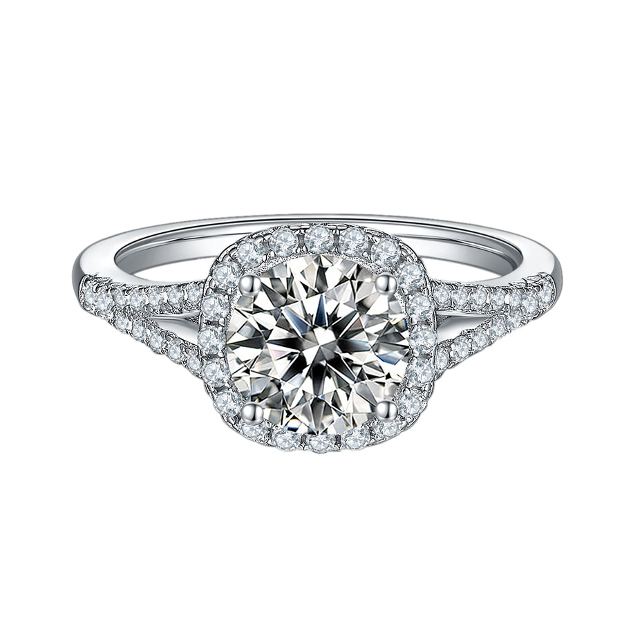 Elegant Halo Ring
