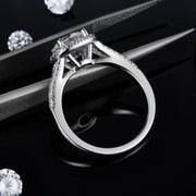 Elegant Halo Ring