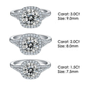 Elegant Halo Ring