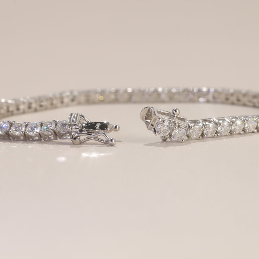 Moissanite Tennis Chain Necklace