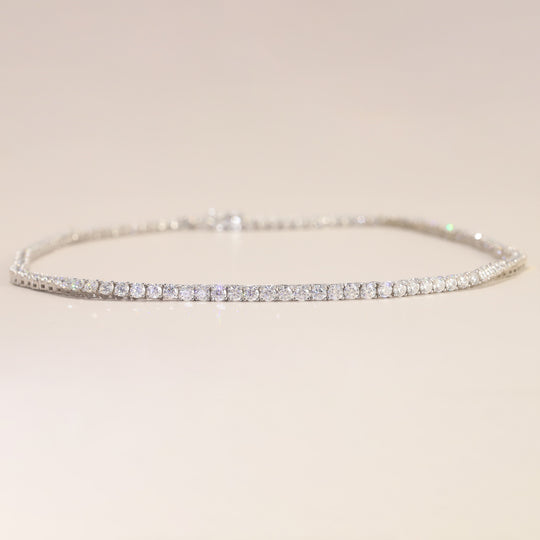 Moissanite Tennis Chain Necklace