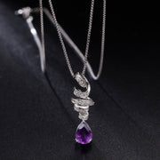 Ribbon Swirl Necklace