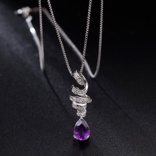 Ribbon Swirl Necklace