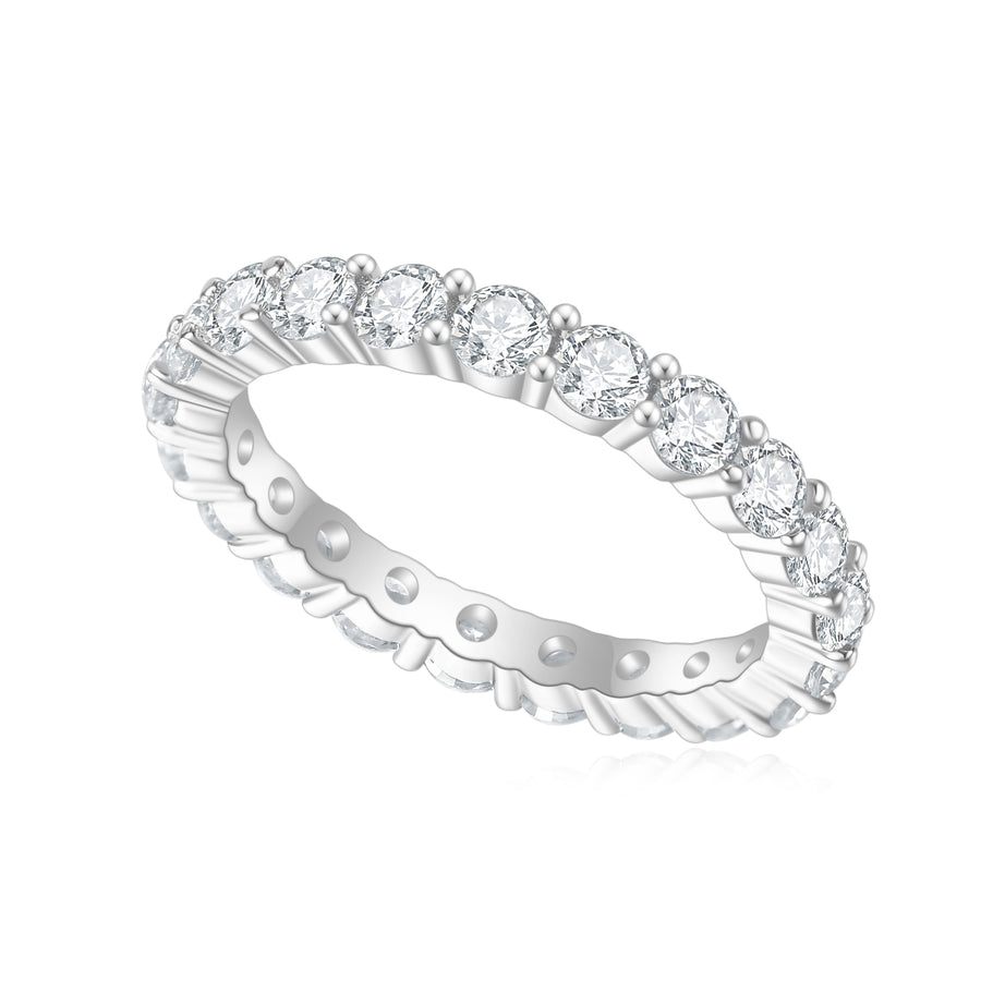 Round Moissanite Ring
