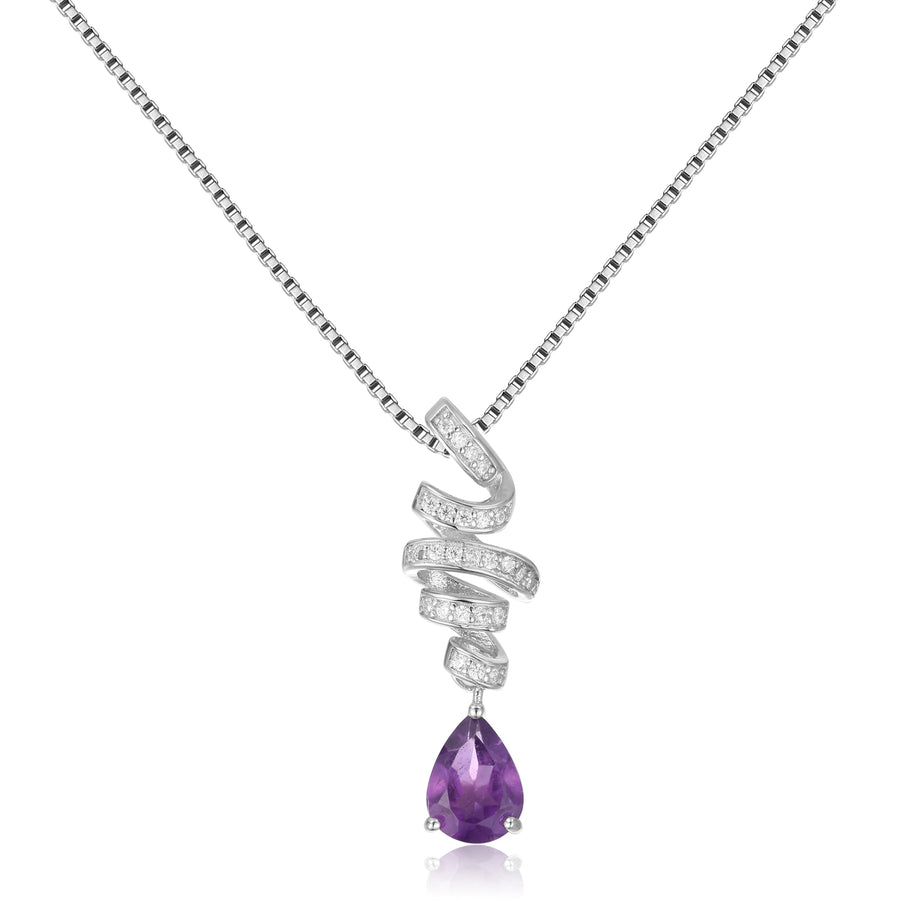 Ribbon Swirl Necklace