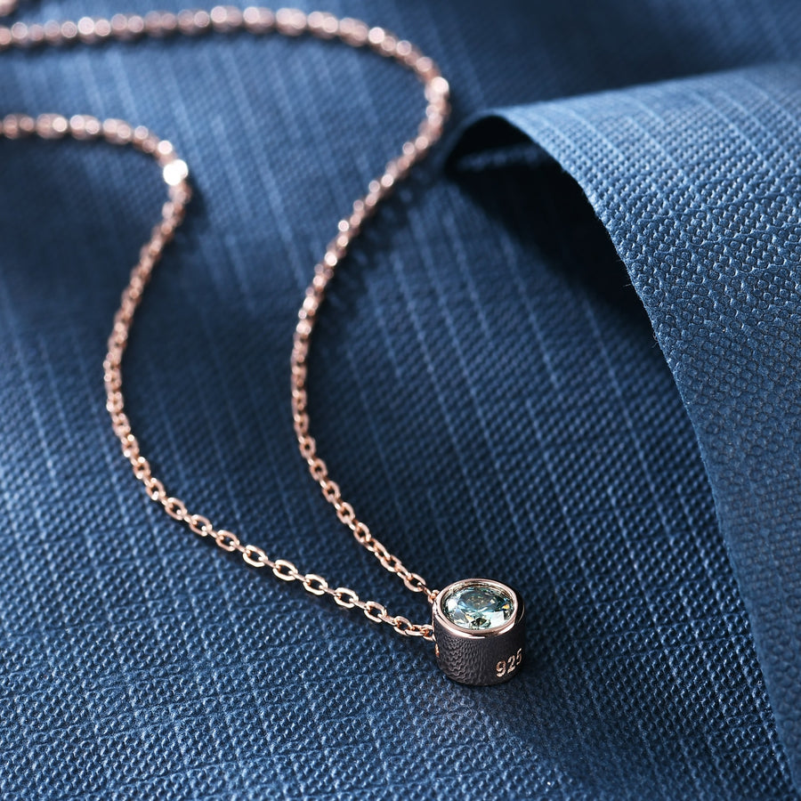 Green Rose Necklace