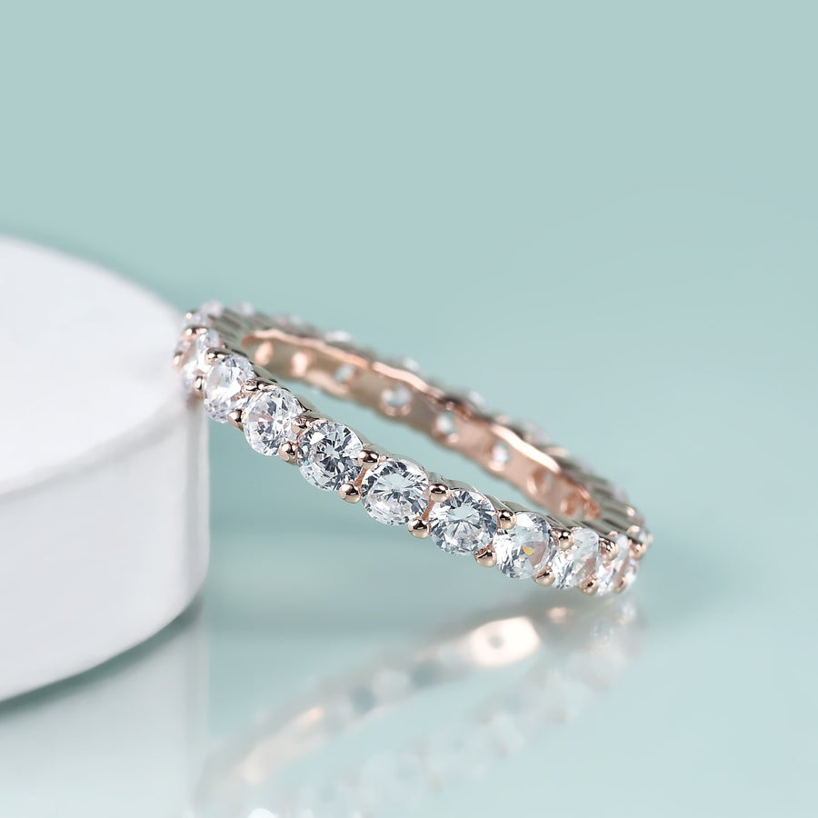 Round Moissanite Ring
