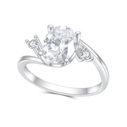 Oval Solitaire Rings