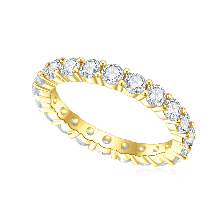Round Moissanite Ring